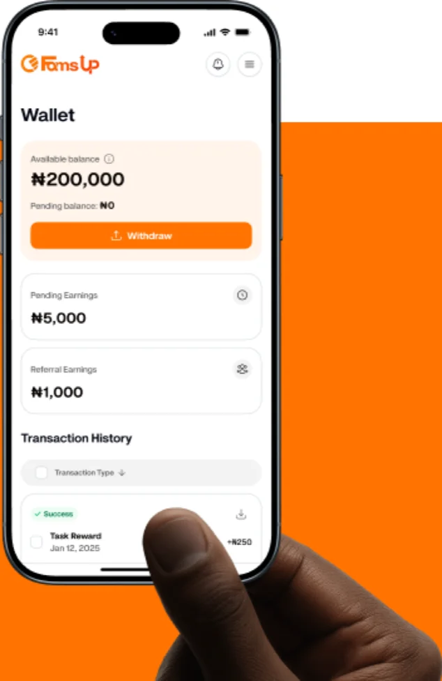 FamsupTasks wallet on mobile
