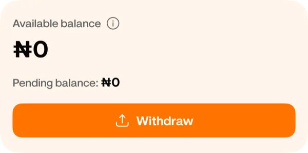 Wallet balance